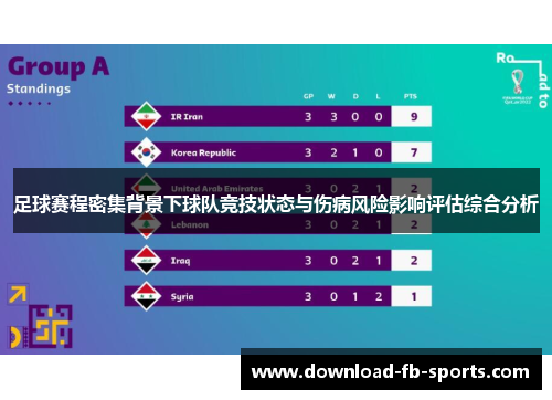 足球赛程密集背景下球队竞技状态与伤病风险影响评估综合分析
